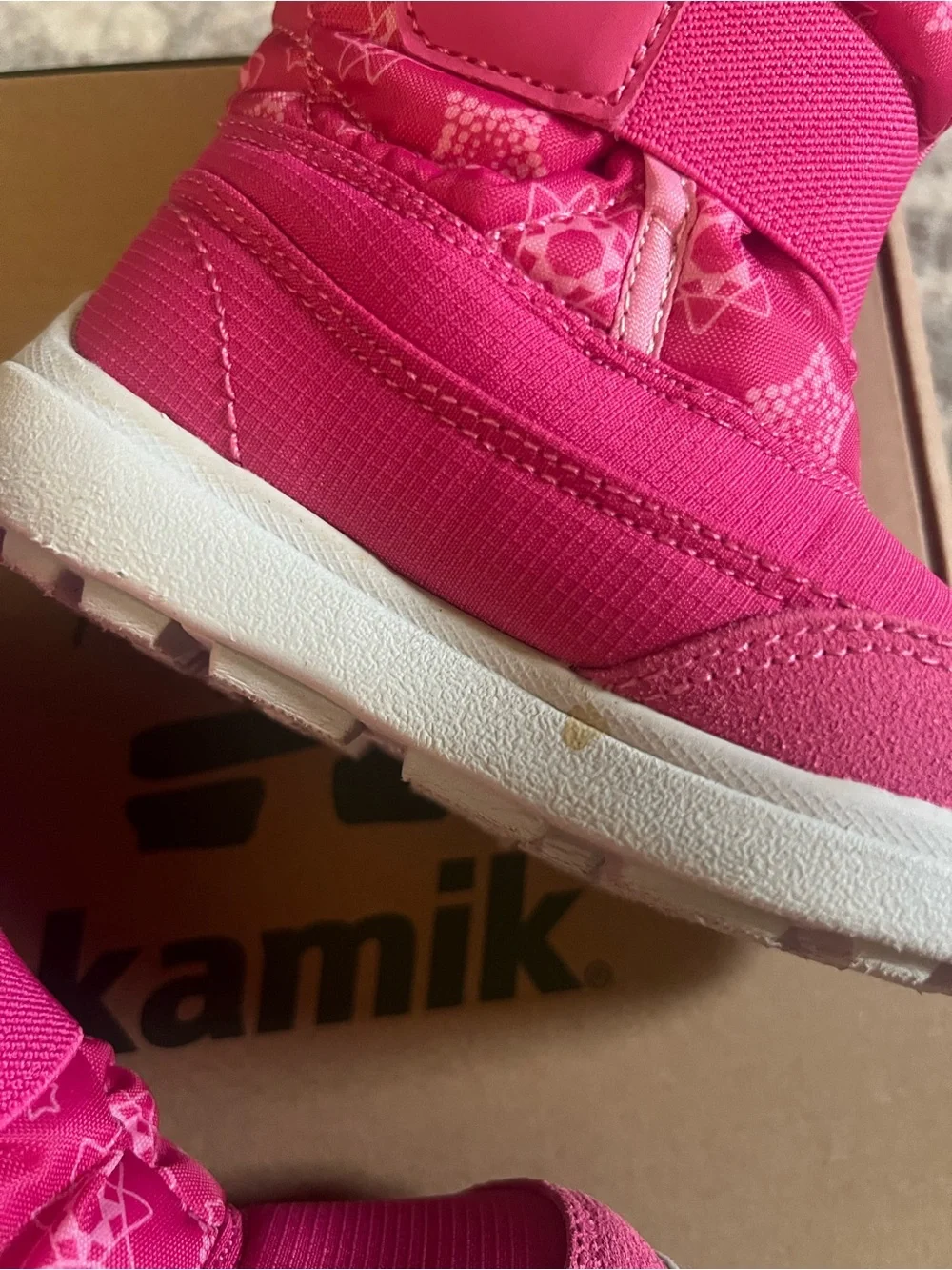 Kamik Pink Kids Snow Boots